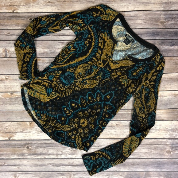 Lucky Brand Tops - Lucky Brand | Paisley Thermal Top Medium